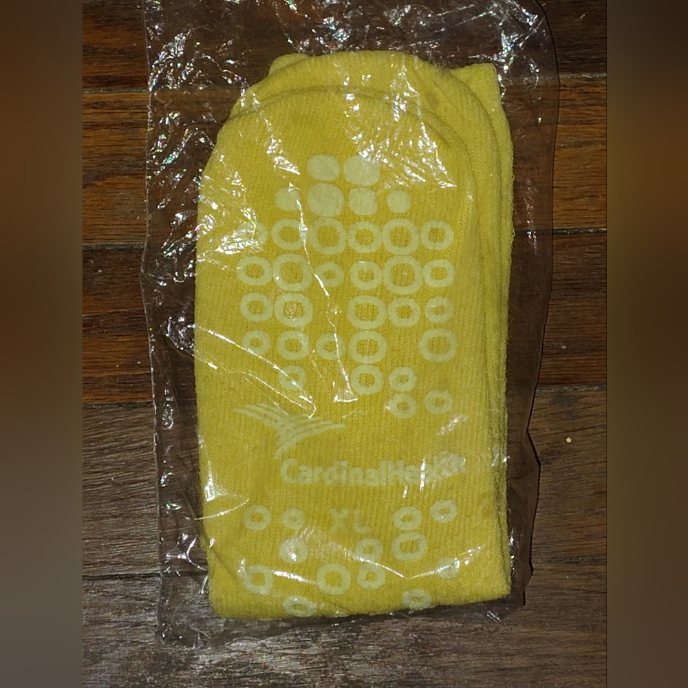 ***Yellow Cardinal Anti-slip Booties/Socks, Discounted Tripping This Weekend Onl